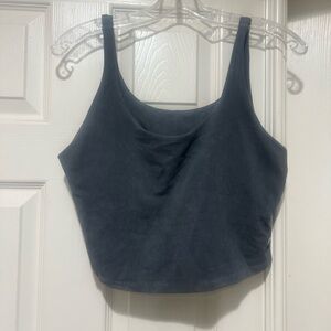Vuori Dark Gray Crop tank Top‎ Classic Gray Women's Top large